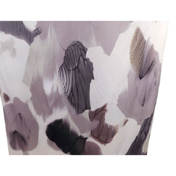 Helmut Lang Crypsis Print Strapless Silk Dress Size 4 Gray Multi - Picture 5 of 14